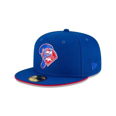 Philadelphia Phillies Gorra | New Era MLB Double Logo 59fifty Fitted Cap Mexico - Rojos